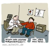 Morgensteifigkeit Cartoon: Morgensteifigkeit